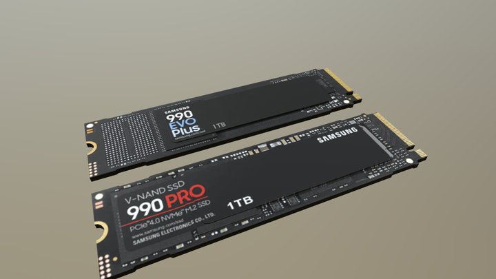 SSD Kit - Samsung – Free 3D Model STL