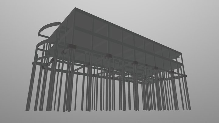 Estrutural do Colégio Adventista de Araraquara 3D Model