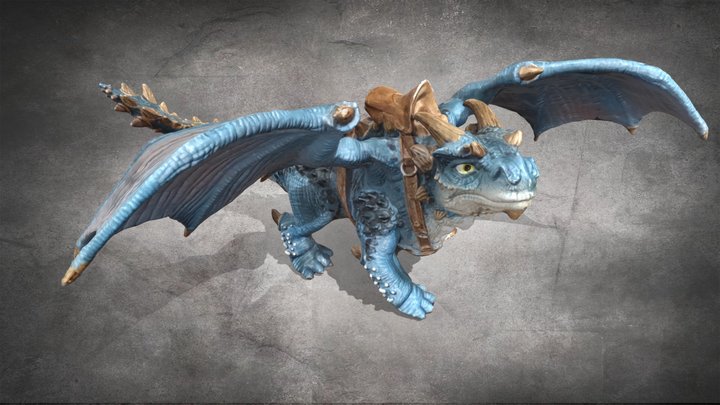 Toy Dragon 3D Model