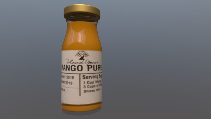 Kapfer & Rivera Island Gems Mango Puree 3D Model