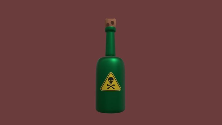 Poison_Bottle 3D Model