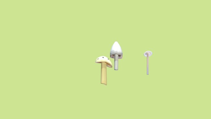 Mushroom_Scene_Jamie 3D Model