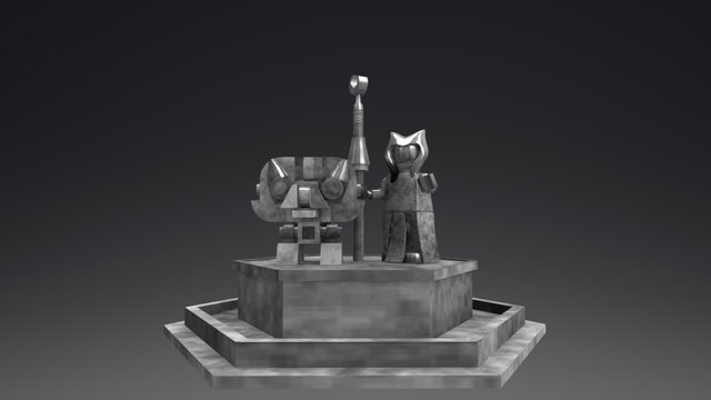 Coalessa Statue 3D Model