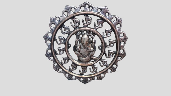 Ganesha bas-relief 3D Model
