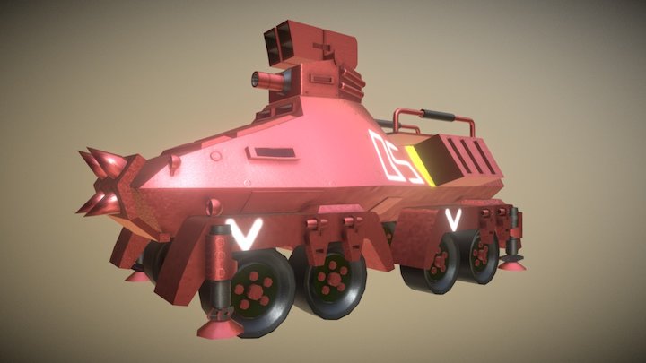 Iron Nokana (metal slug boss) 3D Model