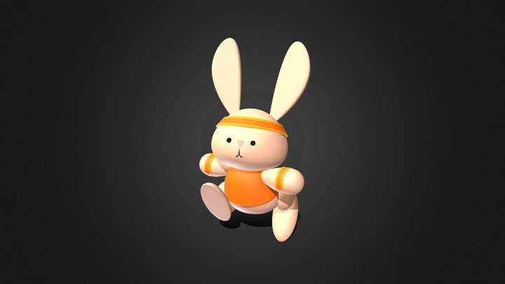 Game Model - Rabbit Player Character 3D Model