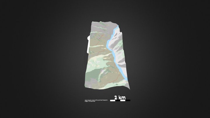 宝山石头城太子关_等高地图 – Modelo 3D gratuito STL