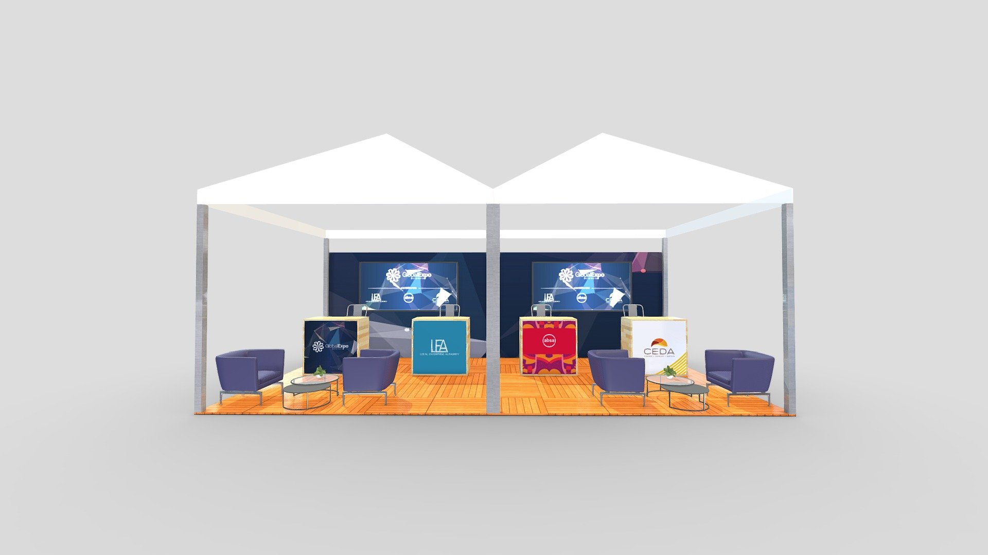 BITC INFORMATION BOOTH - Download Free 3D model by Franky Monyatsi ...