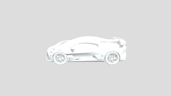 Bugatti Divo 3D Model