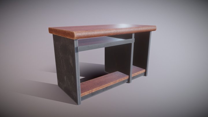 Desk Fbx 3D Model