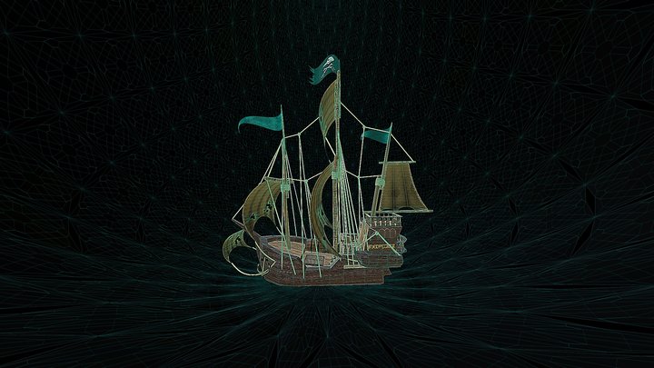 Pirates Ship 3D Model