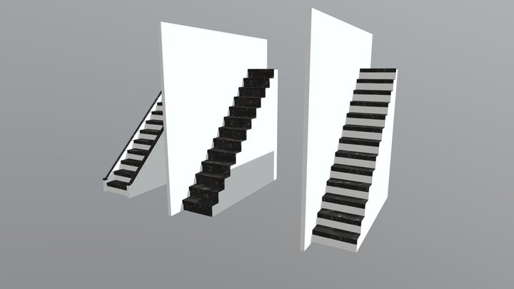 trapmodellen 3D Model