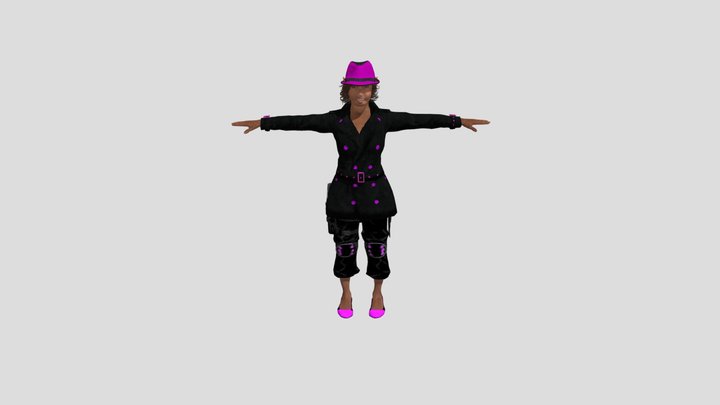 Female Model 3D Model