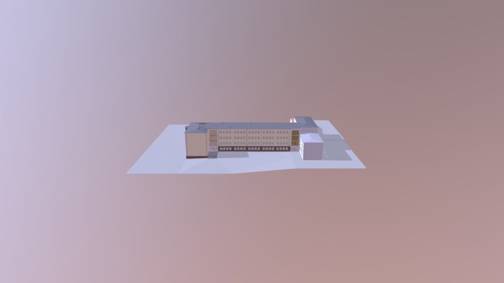 Wizualizacja Szkoła 3D Model
