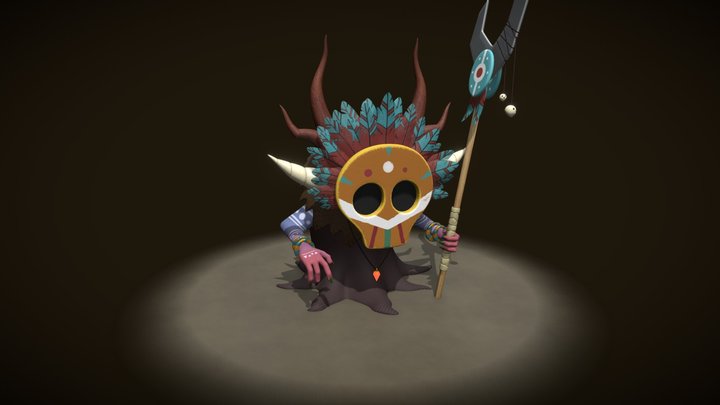 Shaman 3D Model