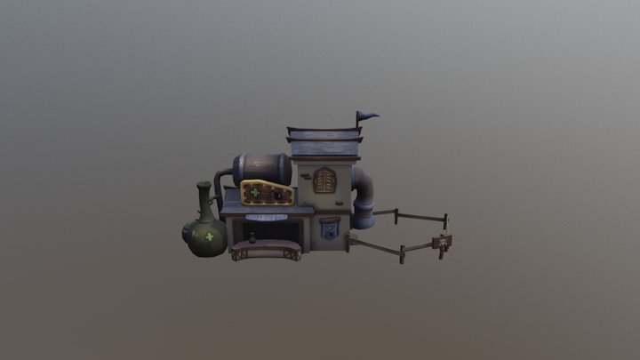 Flea Shop 3D Model