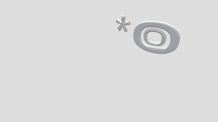 *JONES "Star and Circles" Symbol 3D Model