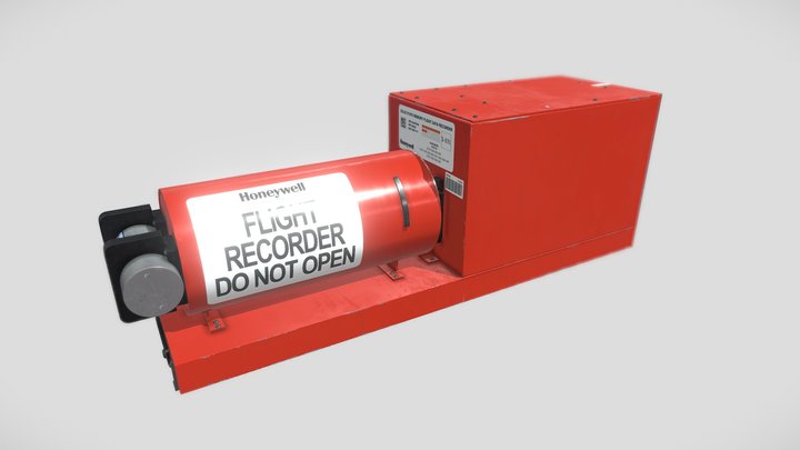 FDR (Flight Data Recorder) 3D Model