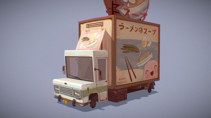 Food truck 3D Model