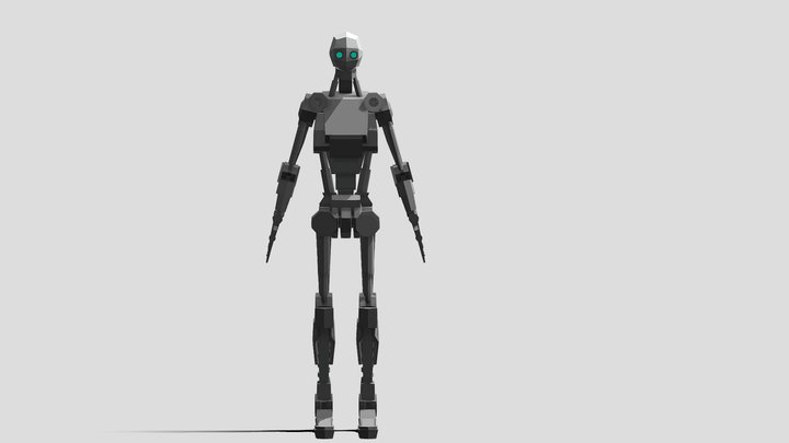 3-Robot 3D Model