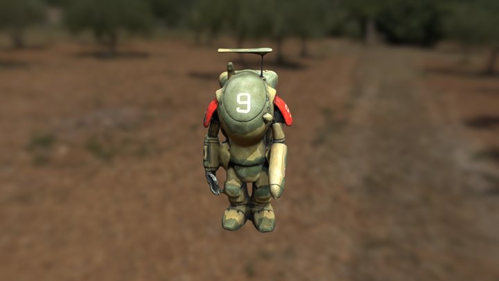 Maschinen Krieger Gashapon | 3D Scan 3D Model