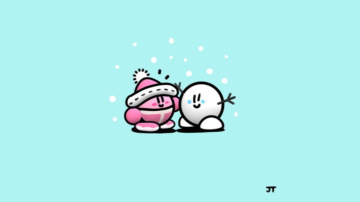 Kirby Snow 3D Model
