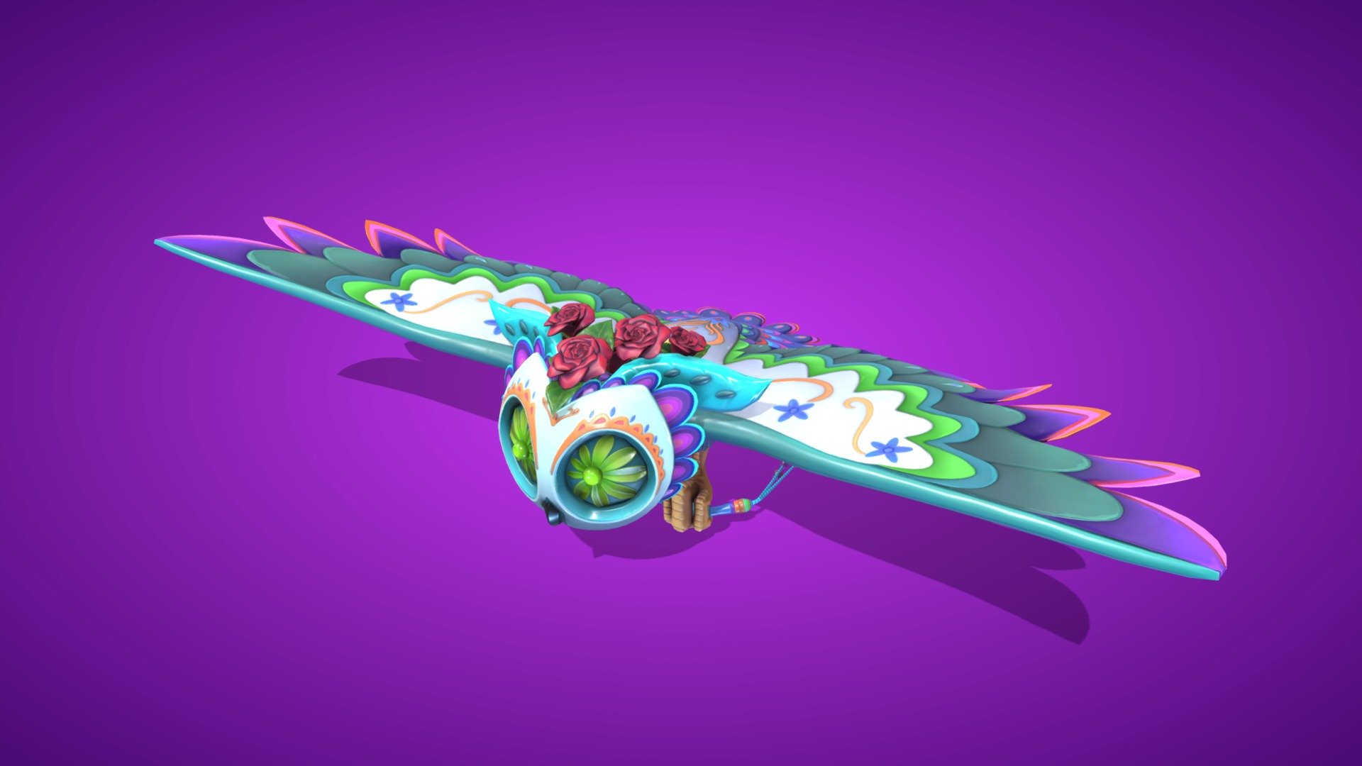 Spirit Glider Fortnite Spirit Glider Reactive Off 3d Model By Fortnite Skins Fortniteskins 46607c6