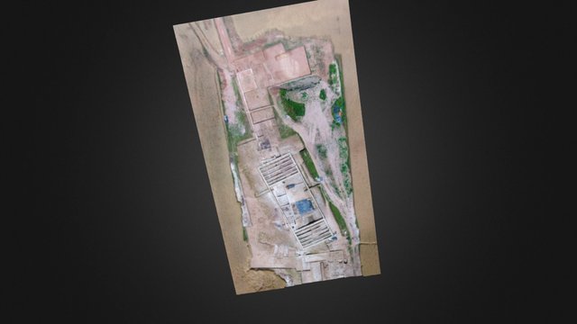 Site de fouille de Panossas (38, Isère, France) 3D Model
