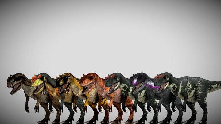 JWE Yangchuanosaurus Pack – Modelo 3D gratuito STL