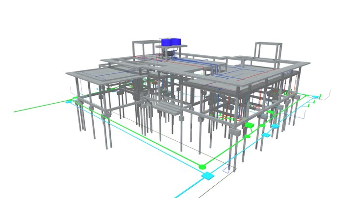 HIDROSSANITÁRIO RO COM BARRILETE 3D Model