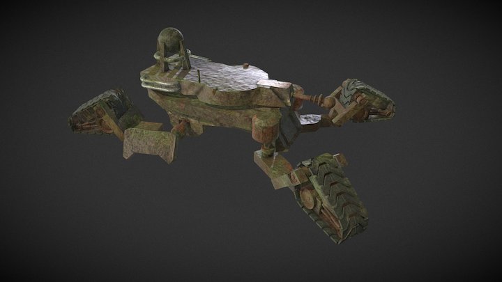Mech Tank 3D Model