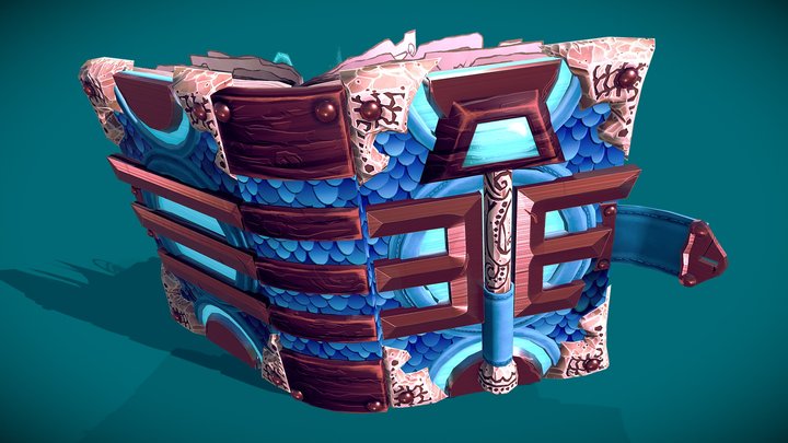 Atlantean Book 3D Model