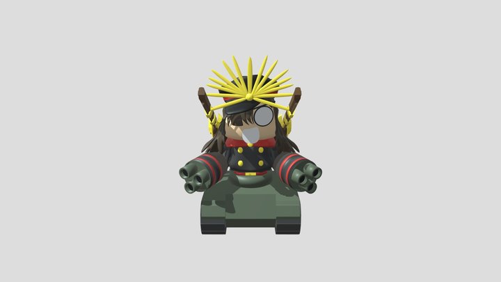 Chibi Nobu-Sensha 3D Model