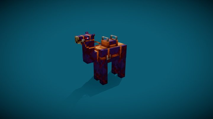 Endermite Camel 3D Model