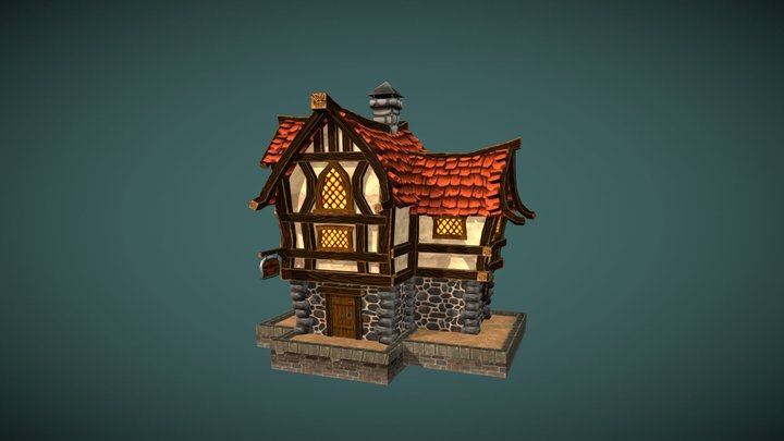 Butchers House Village Project 3D Model