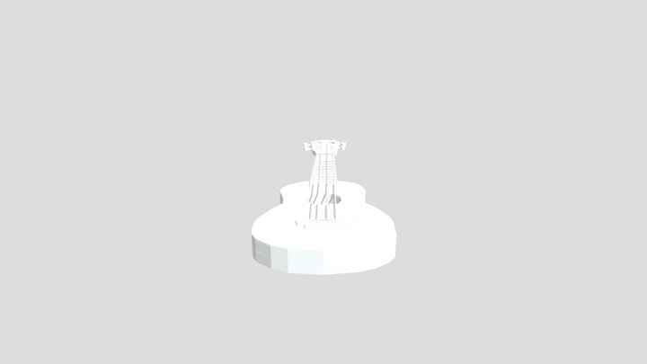 Ukulele 3D Model