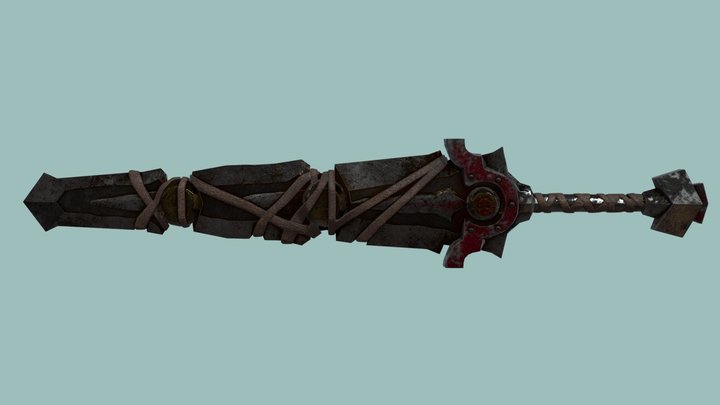 Sorrowbane - WoW Inspired Weapon 3D Model