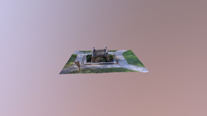 SML Courtyard Fountain 3D Model