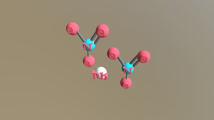 Lead Nitrate 3D Model