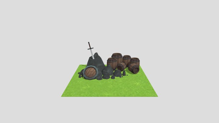 場景 3D Model