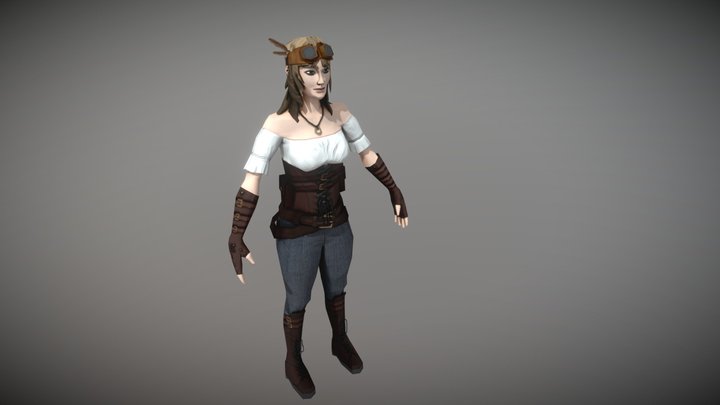 Charla (Chia) Aros 3D Model
