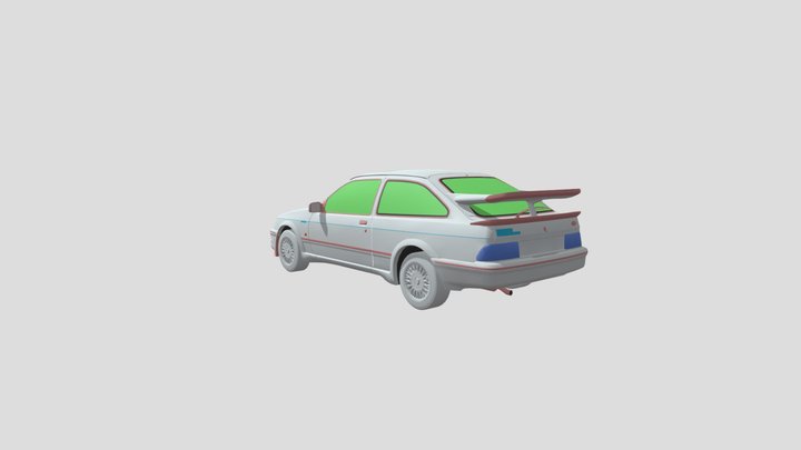 Ford Sierra 3D Model