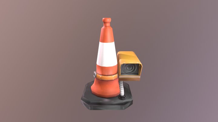 Traffic cone 3D Model