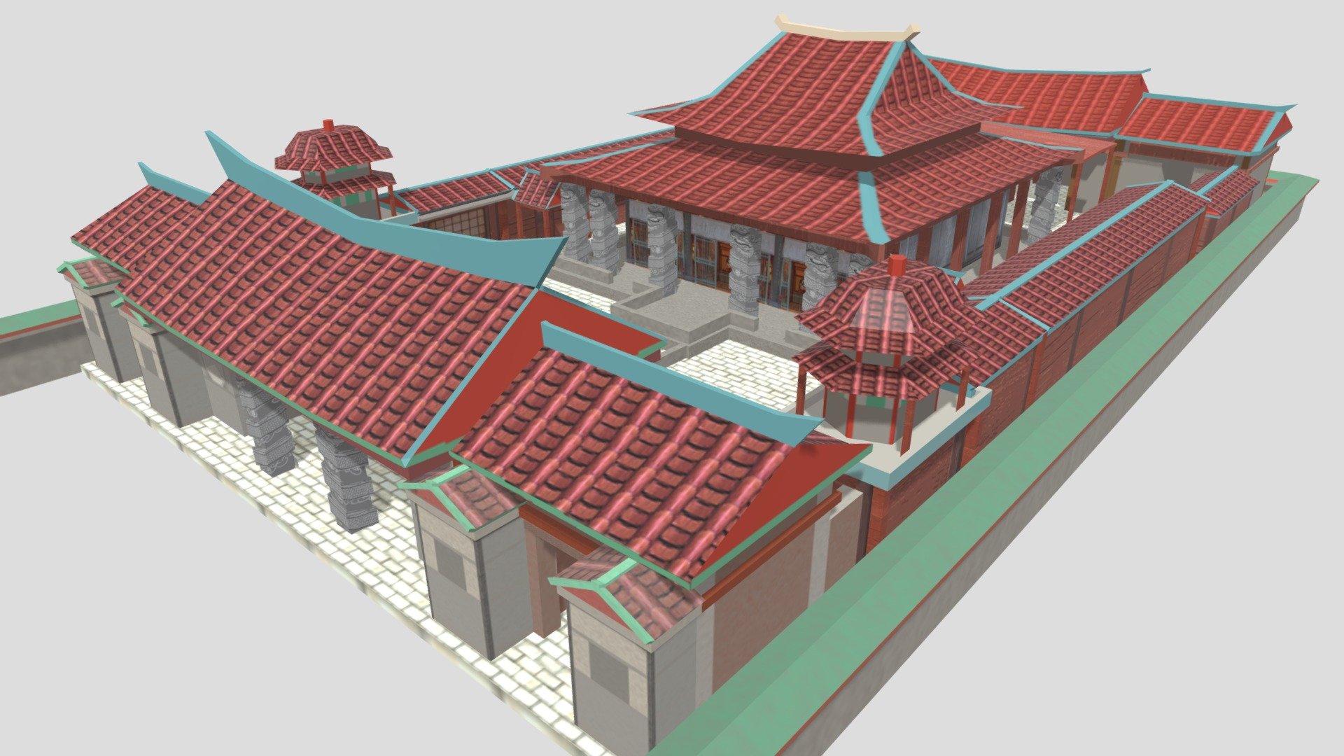 Temple_2023/05/21 - 3D model by 小個 (@junhong403) [466a11f] - Sketchfab