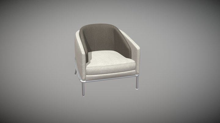 Fil noir sofa 3D Model
