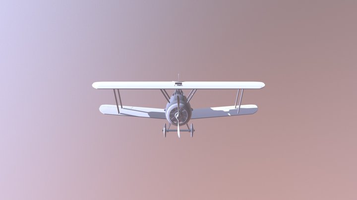 Airplane PBR 3D Model