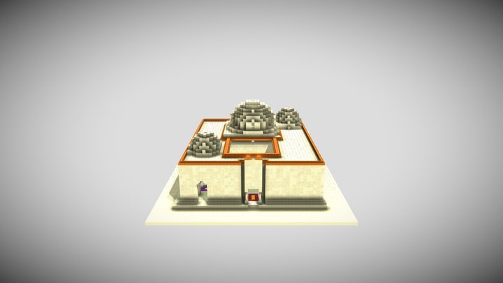 sarvestan palace 3D Model