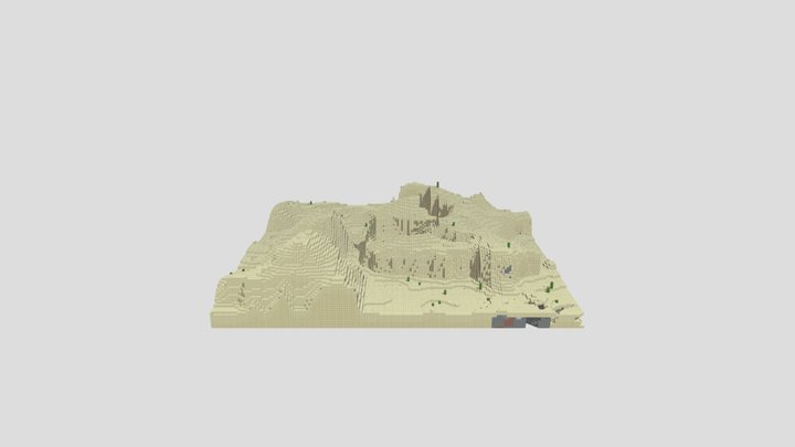 Silk Road Desert3 Wrl 3D Model