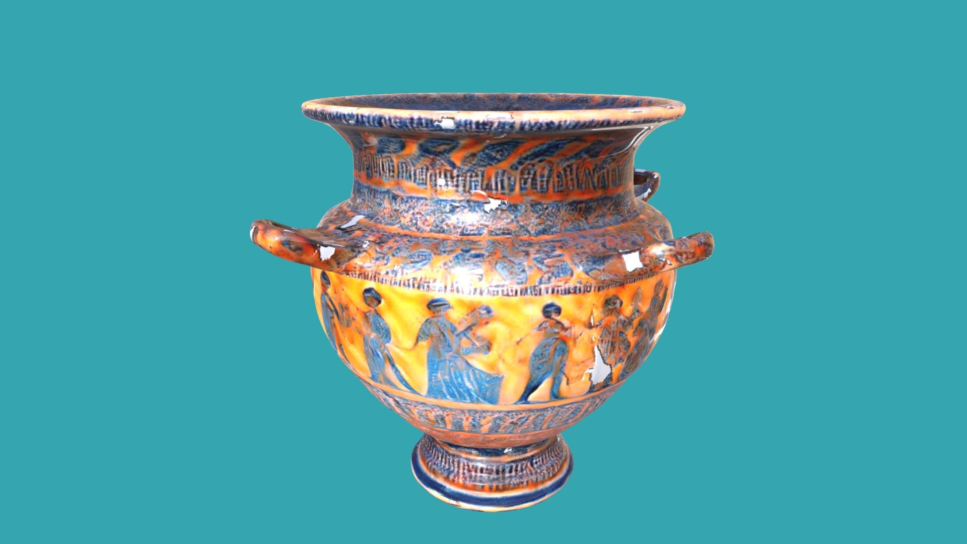 classical greek vase Download Free 3D model by vicente betoret