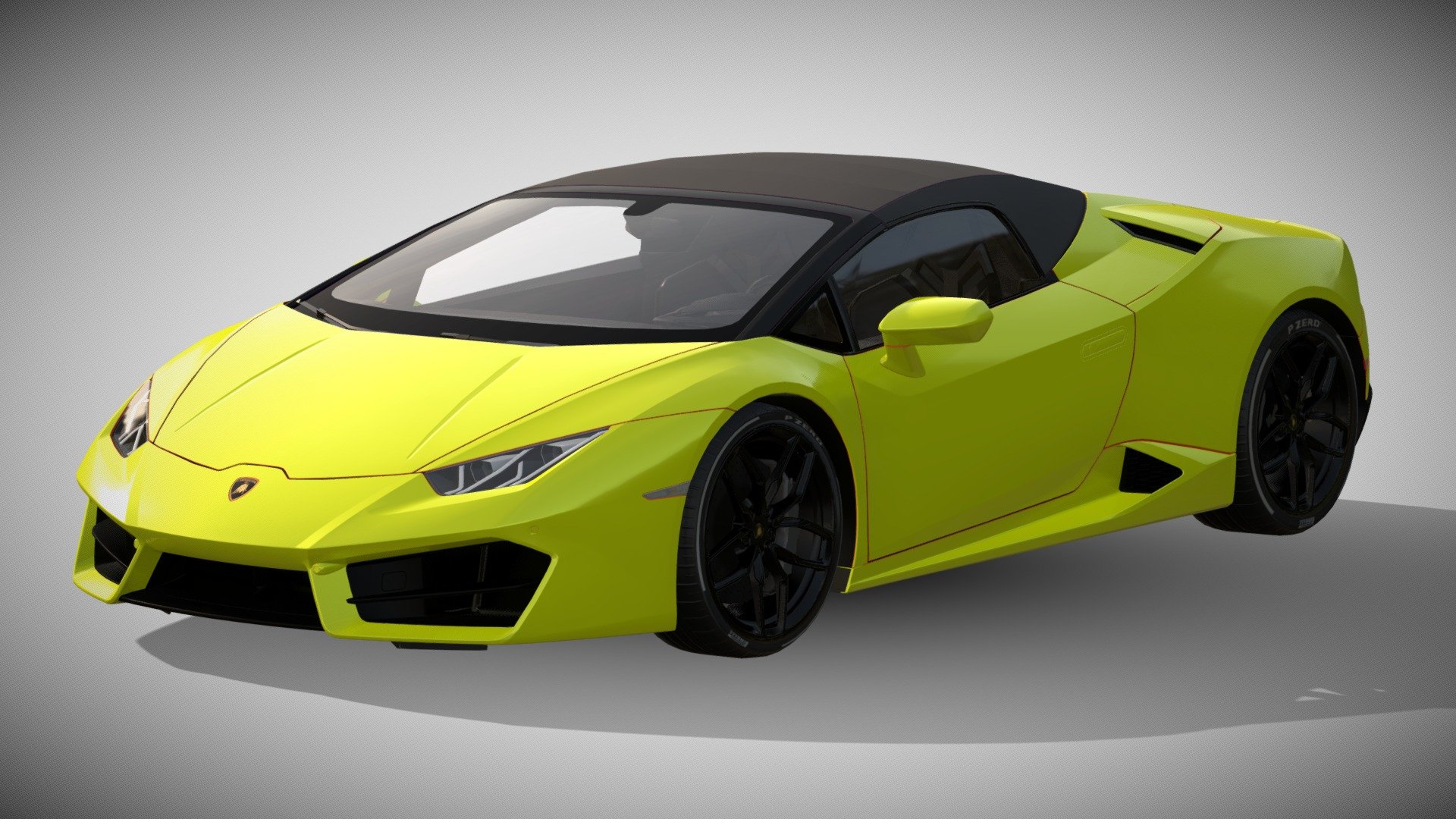 2017 Lamborghini Huracan RWD Spyder - Download Free 3D model by Ddiaz ...